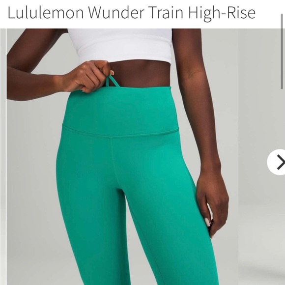 Lululemon Wunder Train High-Rise Crop 23" Size 8 - Picture 2 of 5